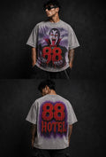 88 Hotel Horror Motel Graphic Oversized T-Shirt